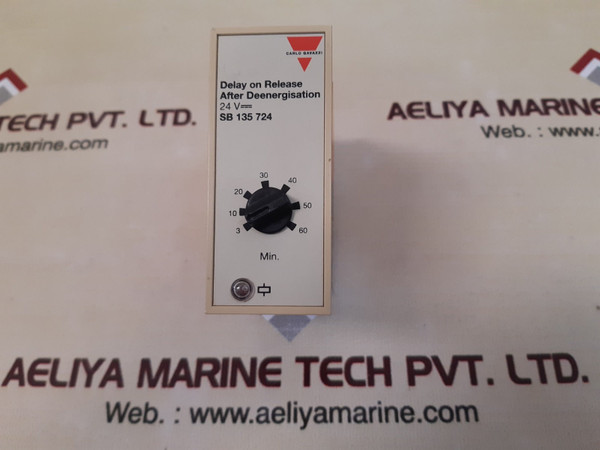 Carlo Gavazzi Sb 135 724 Delay On Release After Deenergisation Timer 3-60 Min