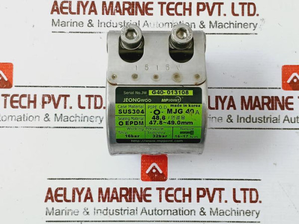 Jeongwoo Mjg 40A Mp Joint Yn-pipe Coupling O.D.:48.6Mm