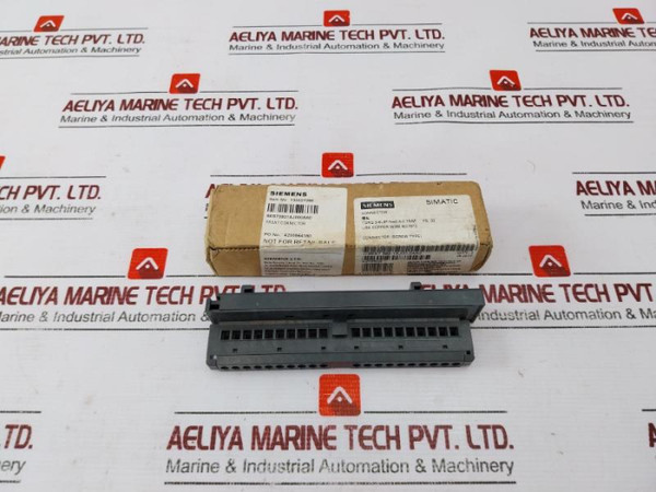 Siemens Simatic S7-300 6Es7 392-1Aj00-0Aa0 Front Connector For Signal Module With Screw Contact 20-pole