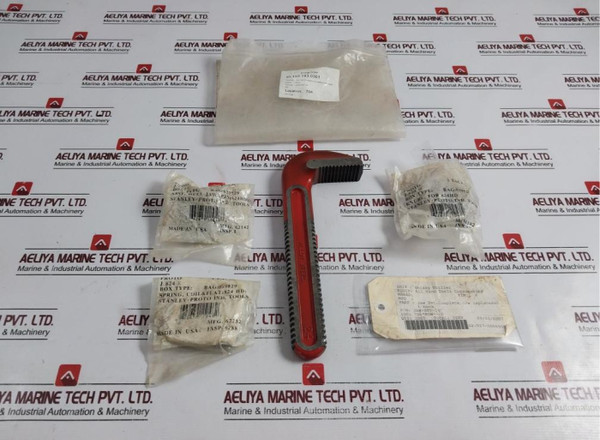 Proto 24Inch Pipe Wrench Hook Jaw, Nut, Spring, Coil, Heel Jaw & Pin Set