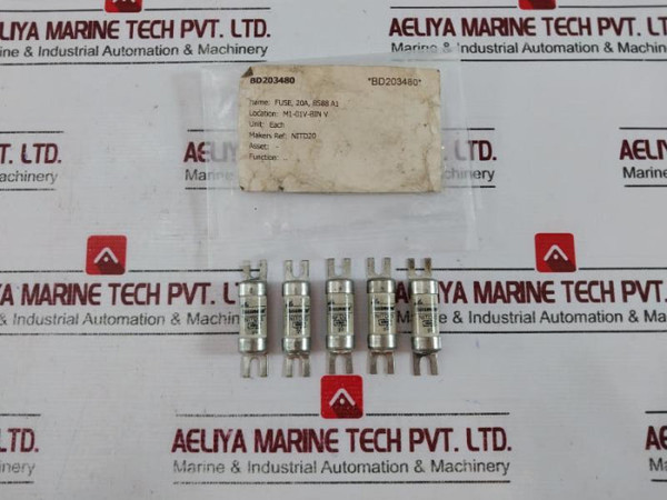 Lot Of 10X Bussmann Nitd20 Fuse 20 A Bs88 A1 Bd203480