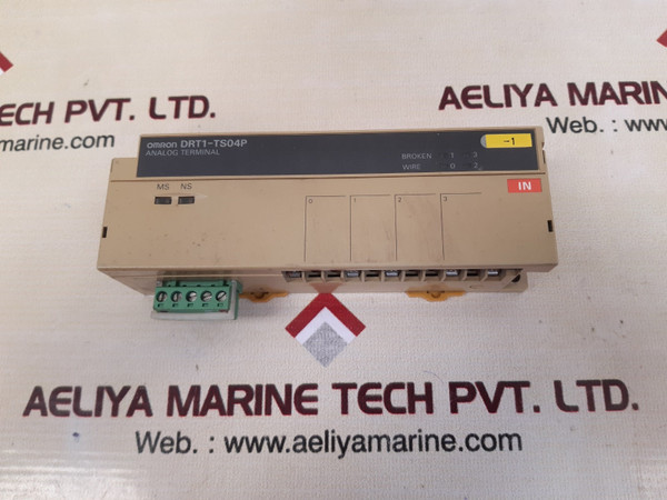 Omron Drt1-ts04P Analog Input Terminal 24Vdc 0.03A-0.13A
