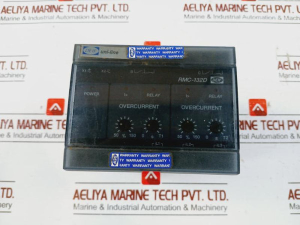 Deif Rmc-132D Overcurrent Relay 440Vac 8A 10V