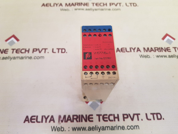 Pepperl+Fuchs 129197 Switching Amplifier 230Vac We77/Ex-1