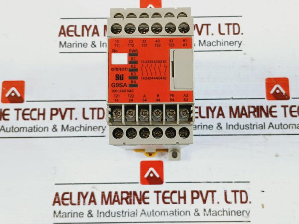 Omron G9Sa-501 Safety Relay Unit 100-240Vac 5A