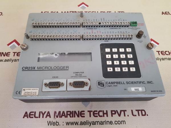 Campbell Scientific Cr23X Micrologger 11-16 Vdc