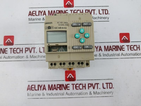 Omron Zen-10C1Ar-a-v2 Cpu Units Without Expansion I/O Unit 100-240V Ac 24V Dc Output 8A