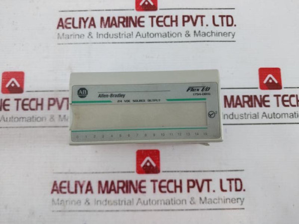 Allen-bradley 1794-ob16 Flex I/O Source Output Module Rev A02 92423471 Ser A