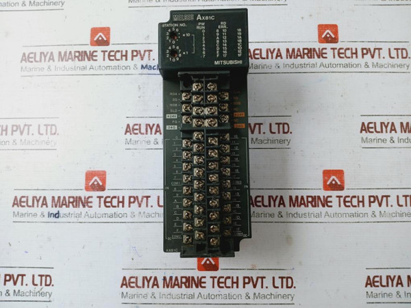 Mitsubishi Ax81C Programmable Controller Input Unit Dc12/24V 3/7Ma