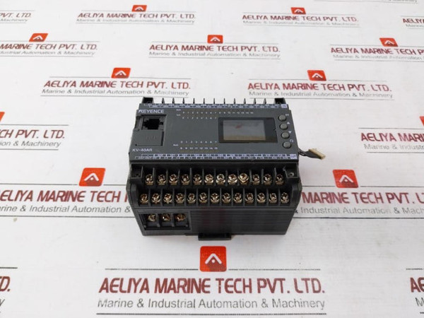 Keyence Kv-40Ar Programmable Controller Base Unit Ac Type 24 Inputs And 16 Relay Outputs 9707404 100-240V Ac
