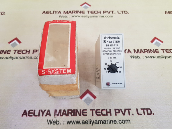 Electromatic Sb-125-724 S-system Delay On Release After Deenergis 3-60 Sec