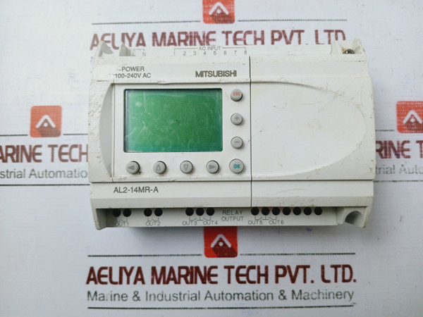Mitsubishi Al2-14Mr-a Programmable Logic Controller 100-240Vac- 50/60Hz 5.5W Max