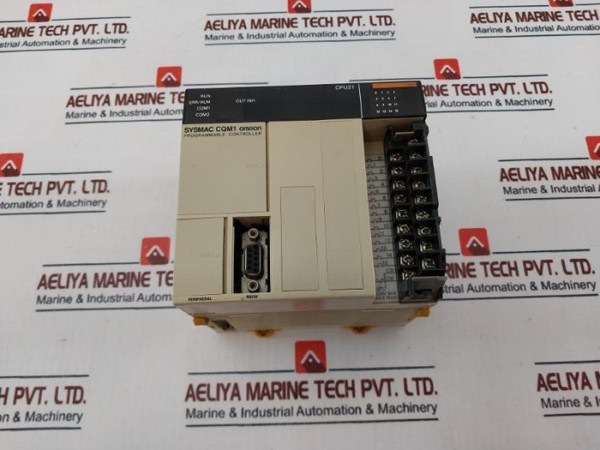 Omron Cqm1-cpu21-e Sysmac Programmable Controller Cpu Unit 24V Dc, 10 Ma