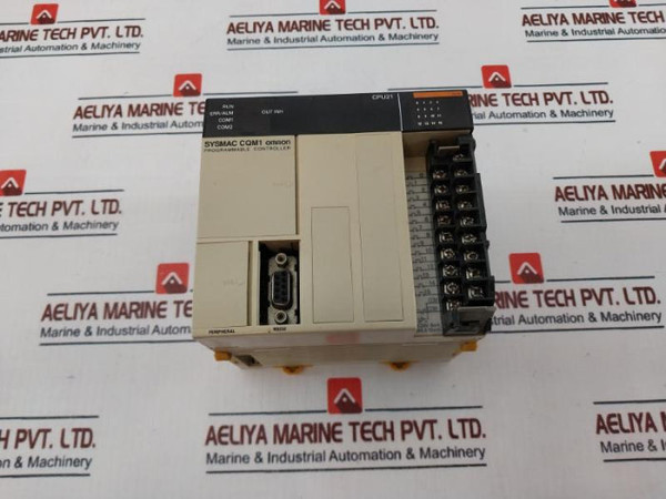 Omron Cqm1-cpu21-e Sysmac Programmable Controller Cpu Unit 24V Dc, 10 Ma