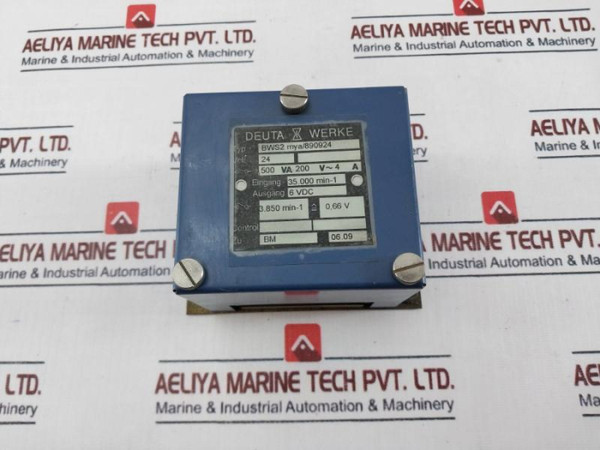 Deuta Werke Bws2Mya/890924 Control Module 4Eb1E986/A 24V 