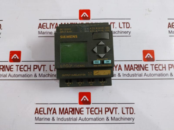 Siemens 6Ed1 052-1Md00-0Ba6 Logic Module Dc 12/24V