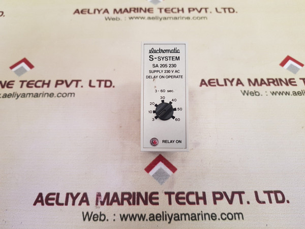 Electromatic S-system Sa 205 230 Timer Delay On Operate 3 To 60 Sec