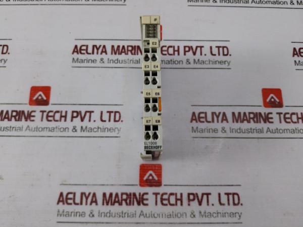 Beckhoff El1008 8X Digital Input Module 24Vdc, 3.0Ms Filter Time, 55°C Max