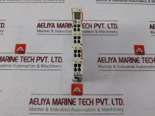 Beckhoff El1008 8X Digital Input Module 24Vdc, 3.0Ms Filter Time, 55°C Max