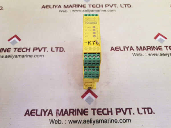 Phoenix Contact Psr-scp- 24Uc/Esa4/3X1/1X2/B Safety Relay 6A 24V Ac/Dc