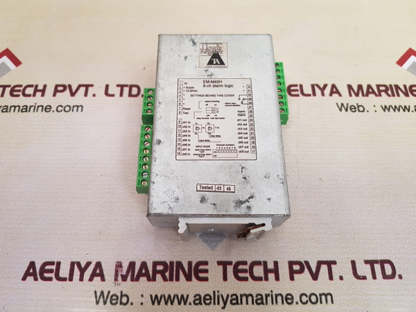 Electromen Em-m40H 8-channel Alarm Logic Indication Unit 12-32Vdc
