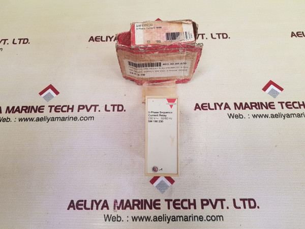 Carlo gavazzi sm 190 230 3-phase current relay 230v~ 50/60 hz