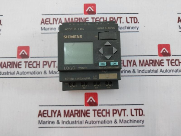 Siemens 6Ed1 052-1Fb00-0Ba6 Logic Module Logo 230Rc Ac/Dc 115–240V