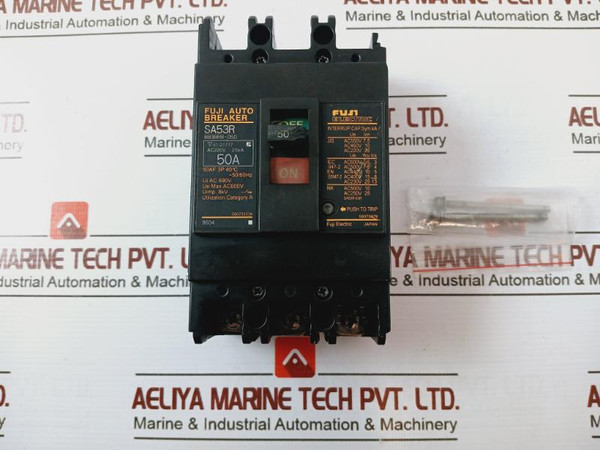 Fuji Electric Sa53R Auto Breaker Ac220V 25Ka 50A 50Af 3P 40°C Ac690V Iec 947-2