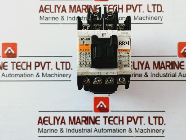 Fuji Electric Sc-0/G[13] Standard Magnetic Contactor 20A 690V (Broken Corner)