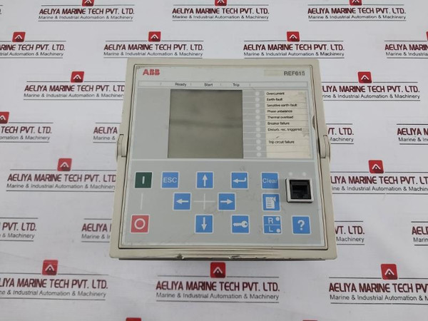 Abb Ref615 Feeder Protection Relay 250Vdc/100-240Vac 1/5A Input 50/60Hz