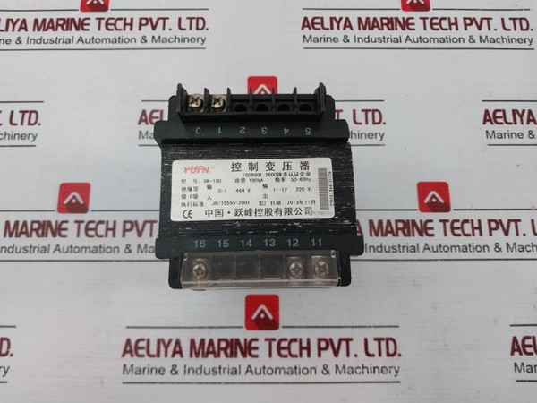 Yufn Bk-100 Control Transformer 50-60Hz