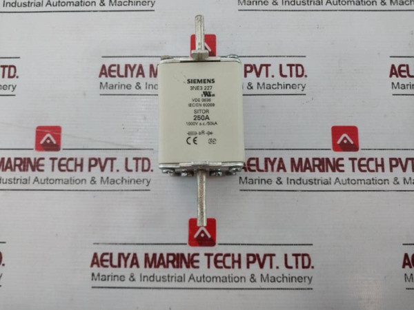 Siemens 3Ne3 227 Sitor Fuse 250A 1000V Iec/En 60269 Vde 0636