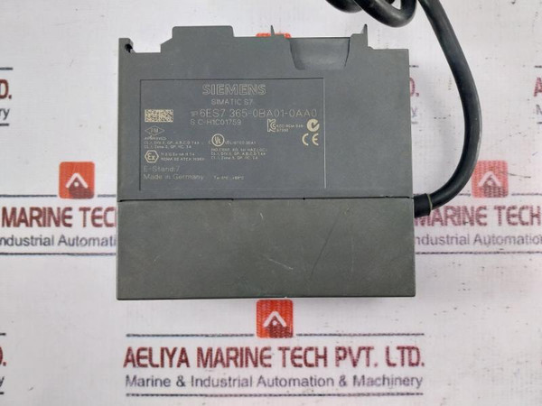 Siemens Simatic S7 6Es7 365-0Ba01-0Aa0 Interface Module S C-h1C01759