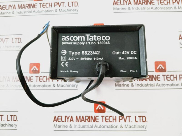 Ascom Tateco 6823/42 Power Supply Art No. 130016 230V 50/60Hz 110Ma
