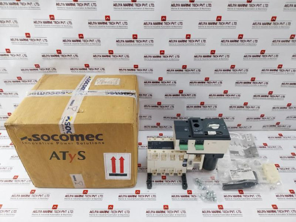 Socomec Atys 200A Motorised Changeover Switch 95234020Sl 2A/24V