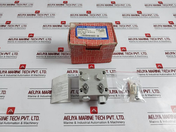 Danfoss Mbv 5000-2201 Input Output Test Valve 061B7018, 0-180 Bar