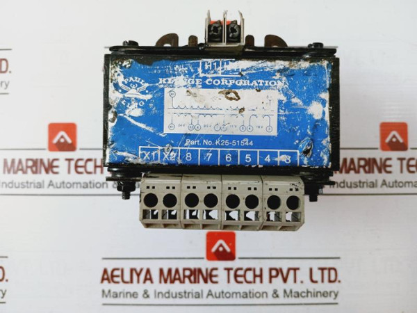 Klinge K25-51544 Control Transformer 24V 8.5V 11V 18V