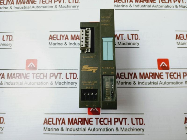 Sst Devicenet 5136-dns-200S Slave Adapter Module Rev 02.005 24V Dc