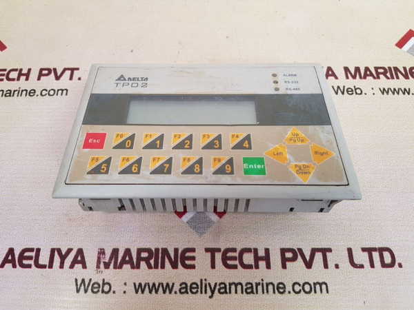 Delta Electronics Tp02G-as1 Operator Interface Lcd Display 24Vdc 3W