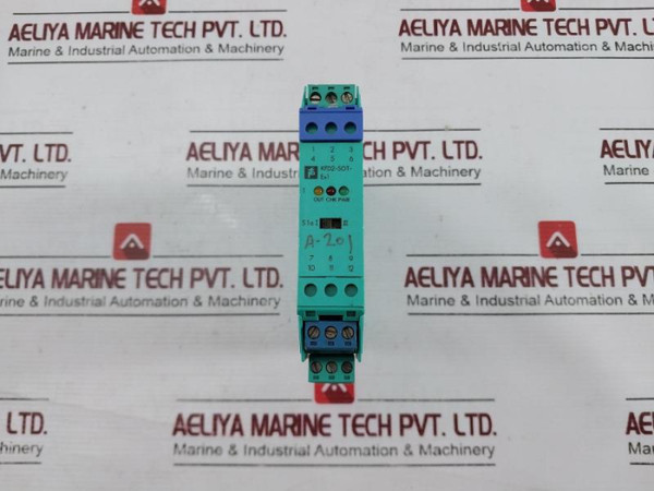Pepperl+Fuchs Kfd2-sot-ex1 K-system 1-channel Isolated Barrier Switch Amplifier  - Used