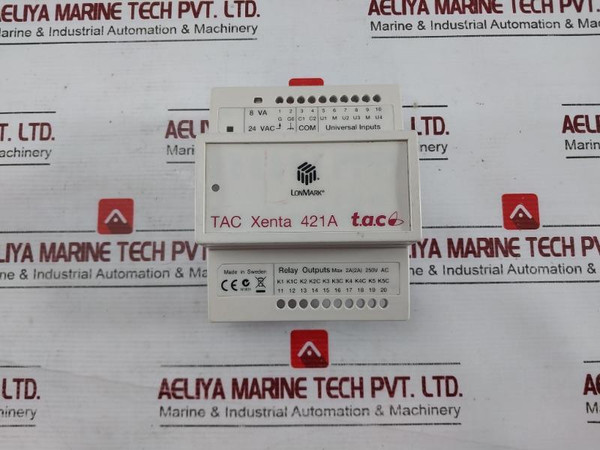 Schneider Electric Tac Xenta 421A Universal Input & Relay Output Module Class 2