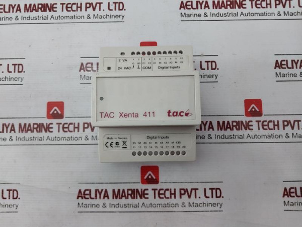 Schneider Electric Tac Xenta 411 Digital Input Module 2Va 24Vac Class 2 - Used
