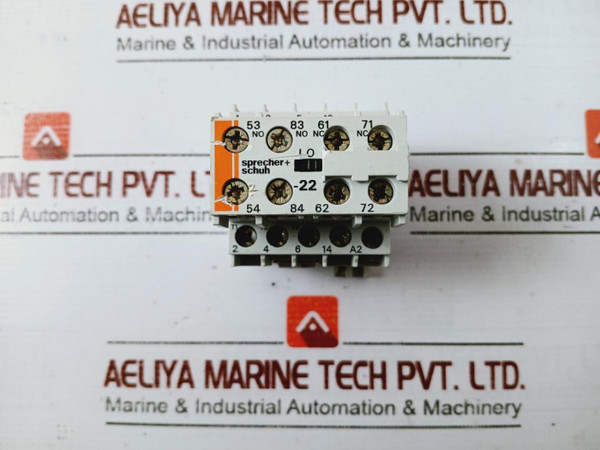 Sprecher+Schuh Ca 4-9C Motor Starter With O/L Relay 20A 600Vac Uimp 8Kv - Used