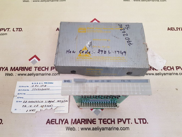 Bhel Fa-15 Printed Circuit Board Ce 691-23-361