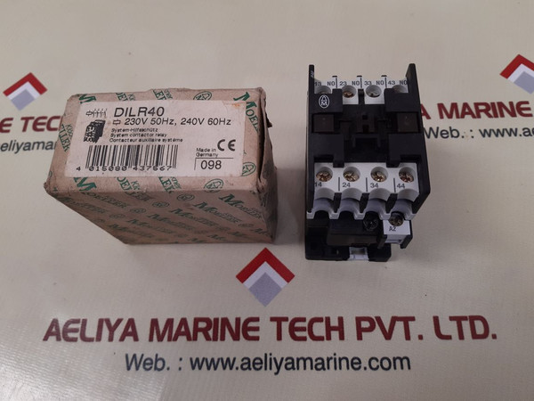 Klockner Moeller Dilr40 Contactor Relay 230V-240V 50Hz/60Hz