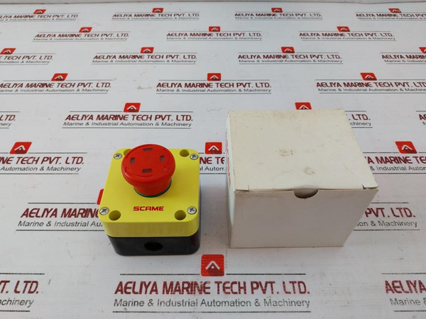 Scame 590.Pr01R4S Emergency Push Button 16A 690V 50-60Hz Dc13 0.25A-220V