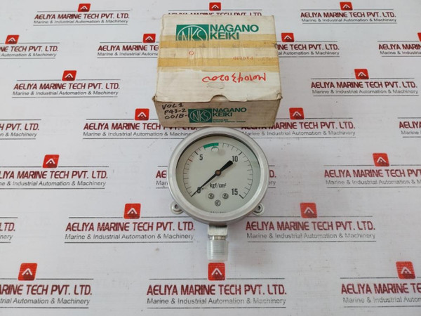 Nagano Keiki Gv42-243 Liquid Filled Pressure Sensor Switch Gauge 8811999 - New