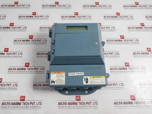 Rosemount 8712 Magnetic Flow Meter Transmitter 2Amp 90-250Vac As-is(Not Working)