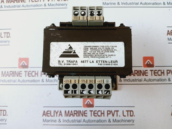 B.V. Trafa Stu-779100 Stuurstroom Transformatoren Block Transformer 110-220 Volt