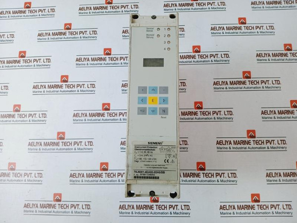 Siemens 7Sj6001-4Ea00-0Da0/Bb Overcurrent Protection Relay V02.11 (Not Working)